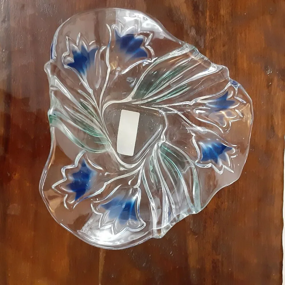 Mikasa Bluebells Handkerch-Ruffled Bowl Germany Romantic Divine